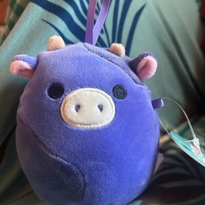 🆕🐄Squishmallows Ingred the Purple Cow Plush💜4” BRAND NEW ❣️❣️❣️